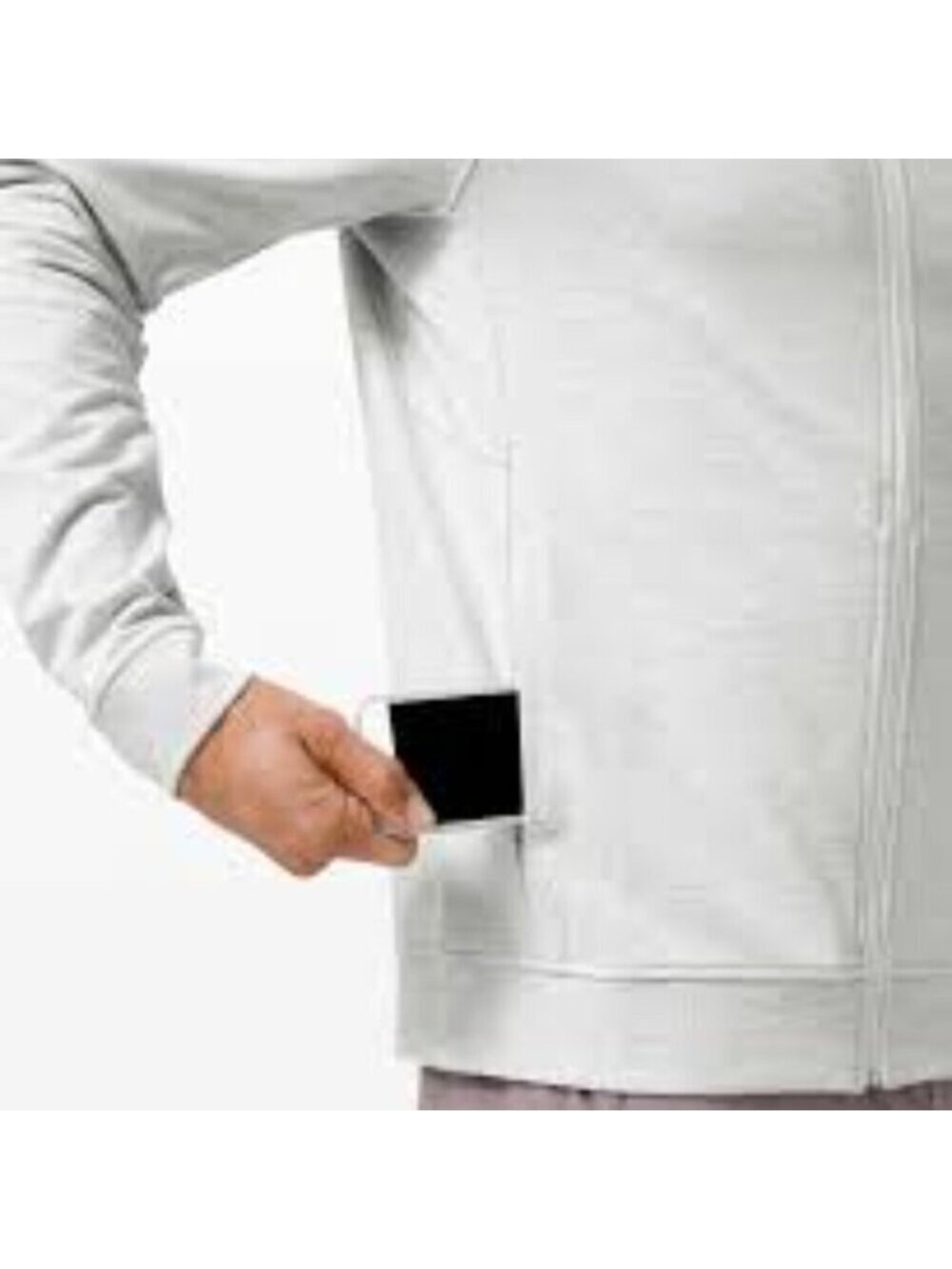 Lululemon City Sweat Full Zip Hoodie Heathered Ultra Light Grey / Sea Salt XXL - Picture 3 of 13
